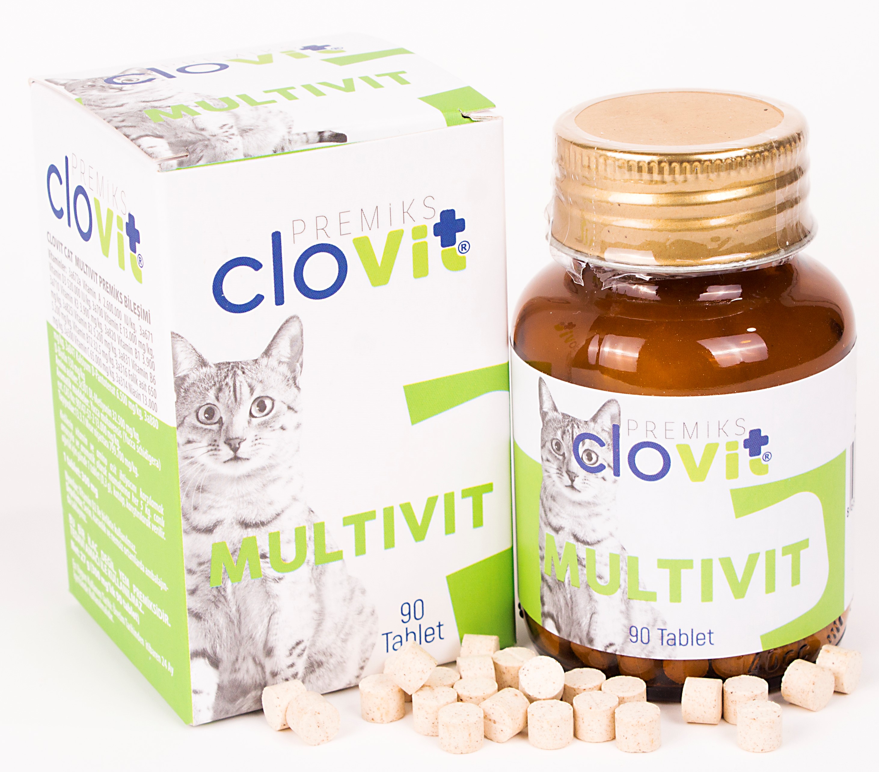 Clovit Kedi Multivit; Yavru, Yetişkin, Hamile Ve Yaşlı 